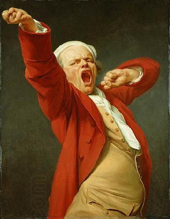 Joseph Ducreux Yawning oil painting picture
